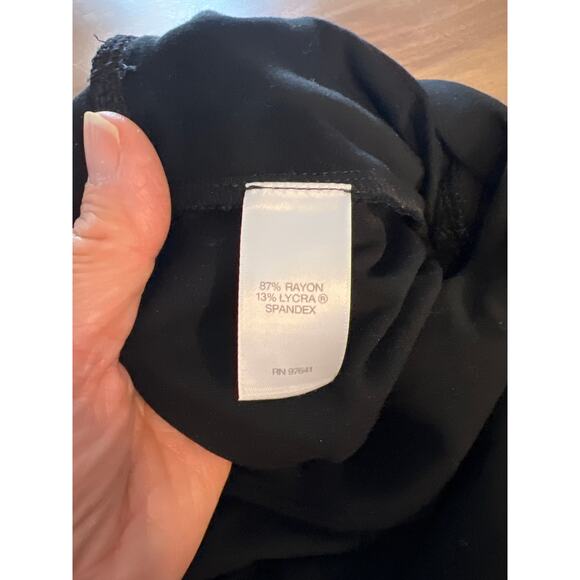 J. Jill Classic Black Wide Leg Trousers - Picture 6 of 9